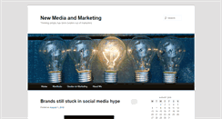 Desktop Screenshot of newmediaandmarketing.com
