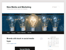Tablet Screenshot of newmediaandmarketing.com